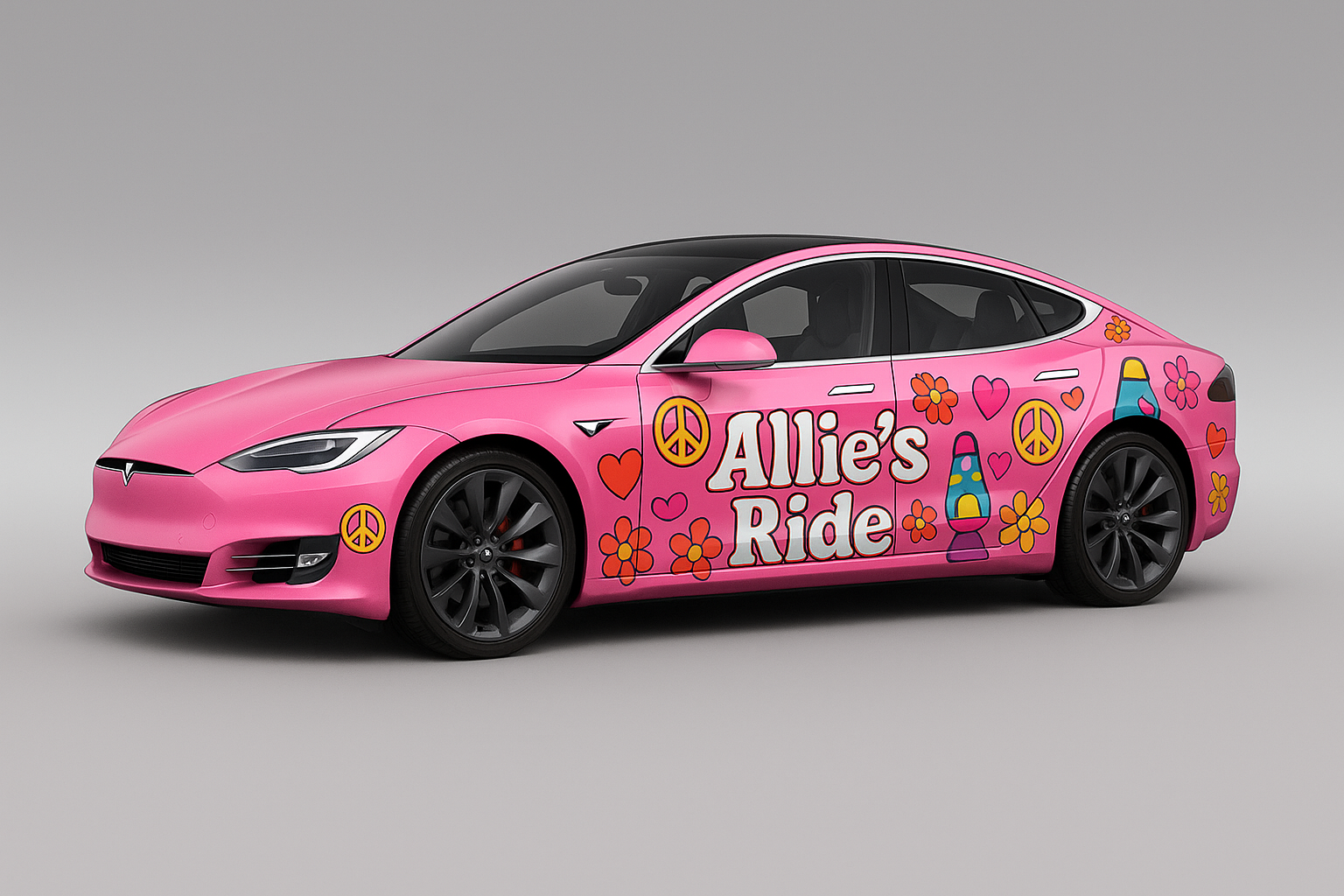 Allie's Ride Tesla Mockup